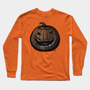 Scary Pumpkin Long Sleeve T-Shirt